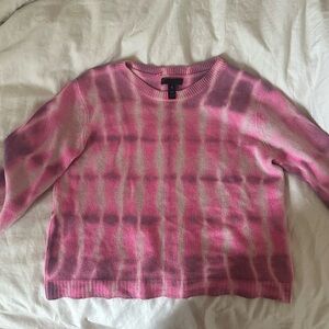 Cashmere Pink Tie-Dye Women's Sweater